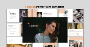 Fashion - Creative Business PowerPoint template