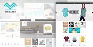 Fashion Electronics Store eCommerce HTML Template - Mirano
