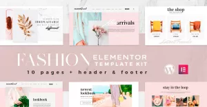 Fashion Feel - Elementor Template Kit - WooCommerce Compatible