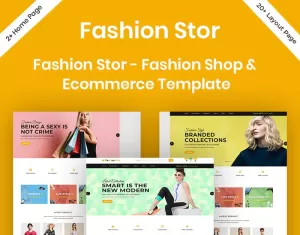 Fashion Stor - Fashion Shop & Ecommerce Website Template