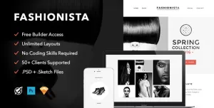 Fashionista - Responsive Email + Themebuilder Access