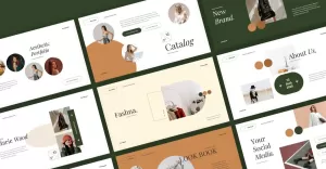 Fashna - Fashion Portfolio PowerPoint - TemplateMonster