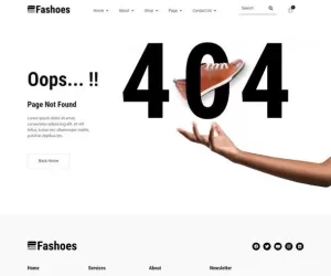 Fashoes - Minimal Fashion Store Elementor Template Kit