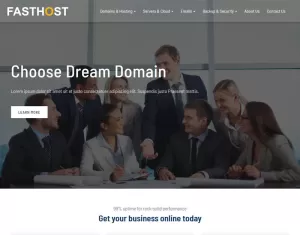 Fasthost - Web and Domain Hosting Website Template