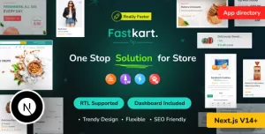 Fastkart - React Next JS Multipurpose Ecommerce with React Hooks + Admin + Email + Invoice Template