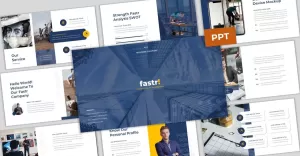 Fastr - Creative Company Business PowerPoint template