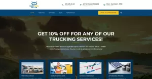 FastWay - WordPress-tema för transportföretag
