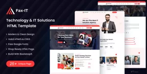 Fax-IT - Technology & IT Solutions HTML Template