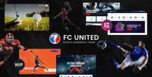 FC United  Football, Soccer & Sports WordPress Theme + RTL
