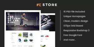 FCStore - Multipurpose eCommerce PSD Template