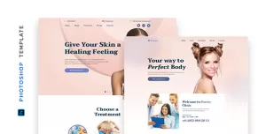 Feanty – Beauty Clinic Template for Photoshop