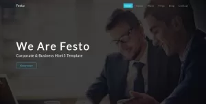 Festo- Multipurpose Corporate Bootstrap Template