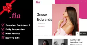 Fia - Model Agency Website Template