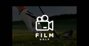 Film Camera Video Ball Golf Club Logo - TemplateMonster