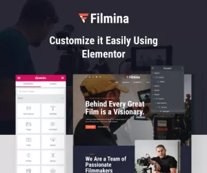 Filmina - Filmmakers & Videographer Elementor Template Kit