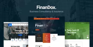 FinanDox - Consulting Business PSD Template