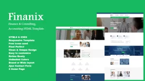 Finanix - Consulting and Accounting HTML Template - Themes ...