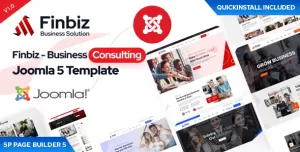 Finbiz - Joomla 5 Consulting Business Template  Consultant