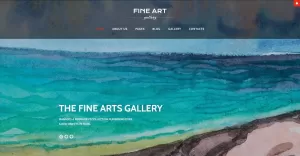 Fine Art - Art & Culture Gallery Responsive Joomla Template