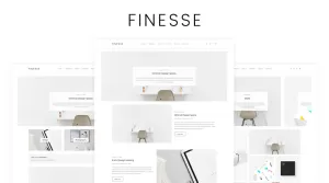 Finesse - Minimal WordPress Blog & Portfolio Theme - Themes ...