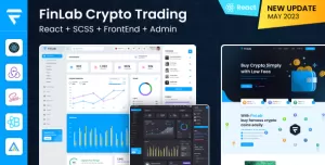 FinLab  React Redux Crypto Trading UI Admin Dashboard Template