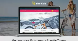 Fire Ride Bicycle - Electric Vehicles Car Autopart Store Shopify OS 2.0 Theme