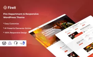 Fireit - Fire Department WordPress Theme - TemplateMonster