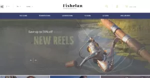 Fishelan - Fishing Equipment PrestaShop Theme