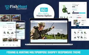 FishHunt – Obchod s rybářským vybavením a vybavením pro zbraně reagující na Shopify Theme 2.0