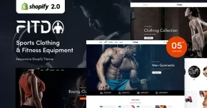 Fitdo - Sports Clothing & Fitness Equipment Shopify Theme
