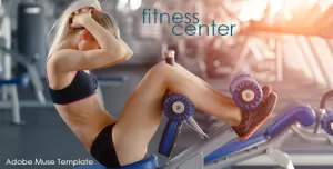 Fitness Center Muse Template