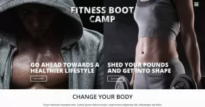Fitness Club Website Template