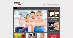Fitness Responsive WordPress Theme
