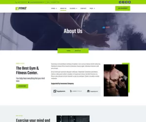 Fitnez - Fitness & Gym Elementor Template Kit