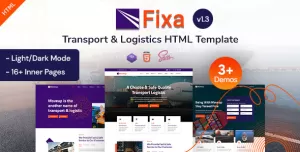 Fixa - Transport & Logistics Bootstrap 5 Template
