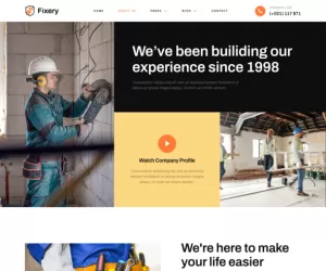Fixery – Handyman & Repair Services Elementor Template Kit