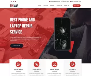 Fixman - Smartphone & Laptop PC Repair Elementor Kit