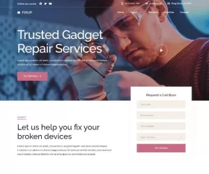 FixUp - Gadget Repair Services Elementor Template Kit