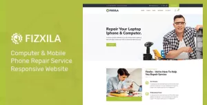 Fizxila - Computer & Electronics Repair Service Website