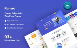 Flanset - Online Jobs WordPress Theme - TemplateMonster