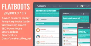 FLATBOOTS  High-Performance and Modern Theme For phpBB