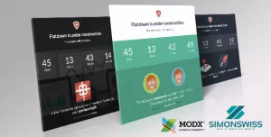 Flatdown - Coming Soon MODX Theme