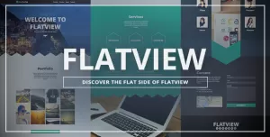 Flatview - One Page Muse Template