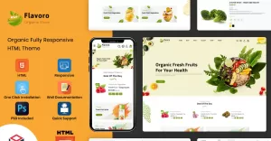 Flavoro - HTML5 Multipurpose eCommerce Website Template
