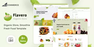 Flavoro - Organic Food Stencil BigCommerce Theme