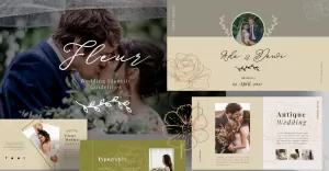 Fleur Wedding Powerpoint Templates