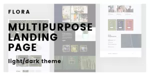 Flora – Creative Multipurpose Landing Page