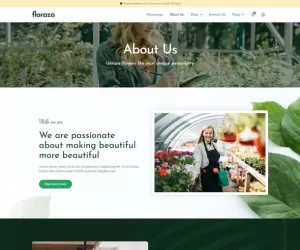 Florazo - WooCommerce Florist & Flower Shop Elementor Template Kit