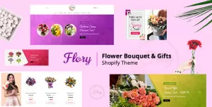 Flory  Florist Bouquet and Boutique Gift Shopify Theme