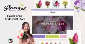 Floweral - Flower and Gift PrestaShop Theme - TemplateMonster